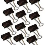 Wedo 64 21432 Metal Clips Nickel 12 Pcs