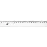 Wedo Γραμμή 30 Cm Πλαστικό Διαφανές Μοντέλο 5230