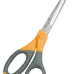 Wedo Scissors Stainless Steel Titan Plus 7 Inches 17.7 Cm Gray Yellow