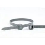 WKK Δεματικά Καλωδίων Πλαστικά x100mm σε Γκρι χρώμα (100τμχ) 11032871