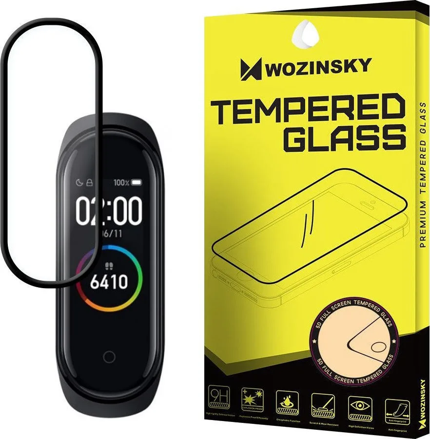 Wozinsky 5D 0.3mm Full Face Tempered Glass για το Mi Band 3/Mi Smart Band 4 1τμχ Wozinsky 5D 0.3mm Full Face Tempered Glass για το Mi Band 3/Mi Smart Band 4 1τμχ - Image 1