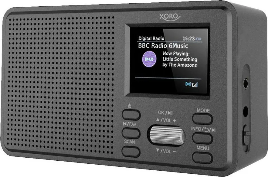 Xoro DAB 142 Επιτραπέζιο Ραδιόφωνο Μπαταρίας DAB+ με Bluetooth Γκρι Xoro DAB 142 Επιτραπέζιο Ραδιόφωνο Μπαταρίας DAB+ με Bluetooth Γκρι - Image 1
