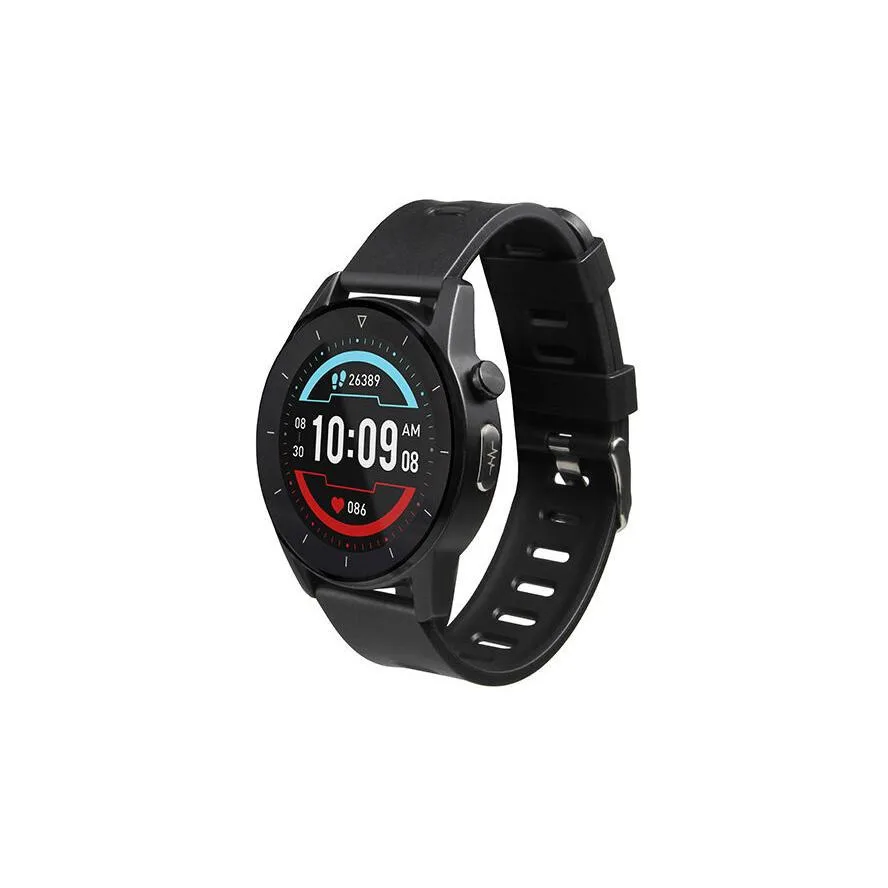 Xoro SMW 20 45mm Smartwatch με Παλμογράφο (Μαύρο) Xoro SMW 20 45mm Smartwatch με Παλμογράφο (Μαύρο) - Image 1