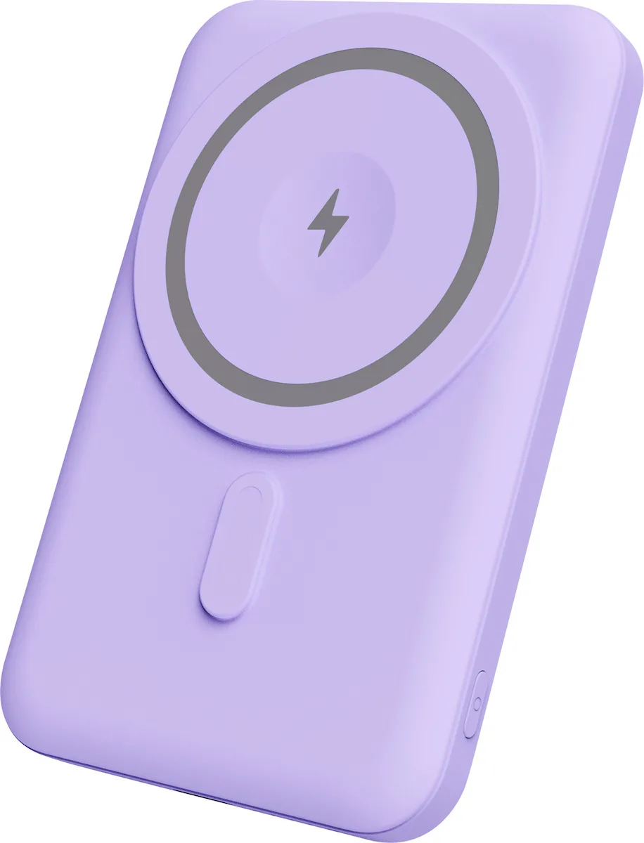 Yenkee YPB 501 MagSafe Power Bank 5000mAh 20W με Θύρα USB-C Μωβ Yenkee YPB 501 MagSafe Power Bank 5000mAh 20W με Θύρα USB-C Μωβ - Image 1