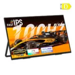 Zeuslap Z23 Lite IPS Φορητό Monitor 23" FHD 1920x1080 με Χρόνο Απόκρισης 4ms GTG Ασημί